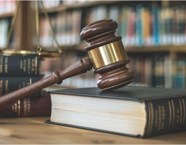 Reviewing legal documents with a client